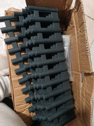 Valla decorativa para jardín antracita