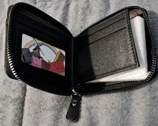 Cartera Hombre Negra con Cremallera - Billetera