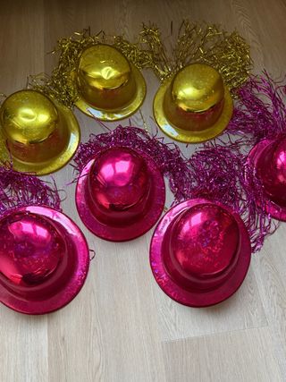 Cappelli Carnevale Oro e Rosa