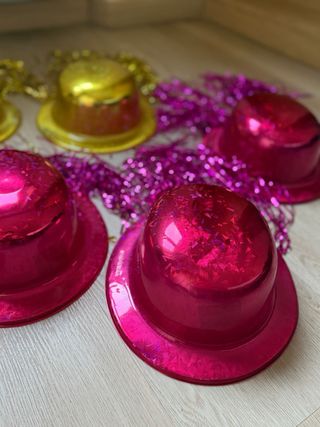 Cappelli Carnevale Oro e Rosa