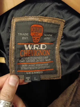 Cazadora Cuero Vintage Chevignon L