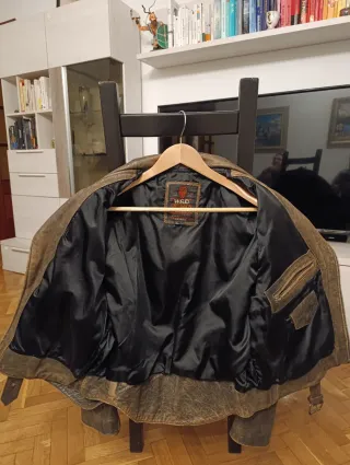 Cazadora Cuero Vintage Chevignon L