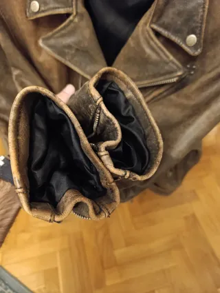 Cazadora Cuero Vintage Chevignon L