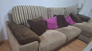 Sofá de salón con Chaise Longue