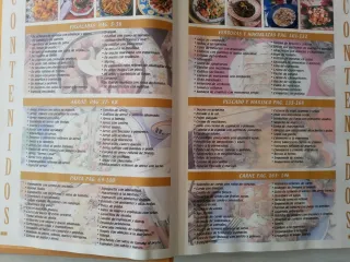 Tres libros de cocina