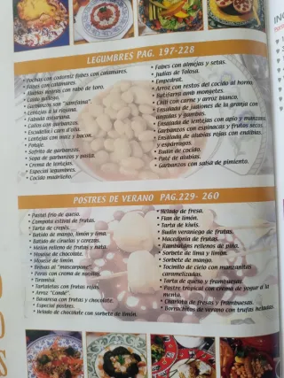 Tres libros de cocina