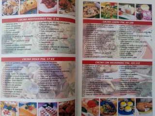 Tres libros de cocina