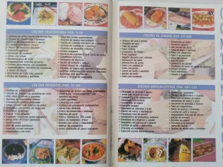 Tres libros de cocina