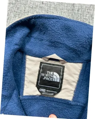 Forro polar The North Face Denali azul y beige