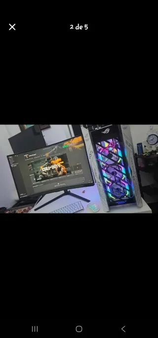 PC Gaming ROG con RGB
