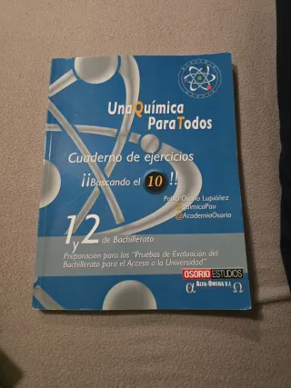 Libro química 1 y 2 bachiller