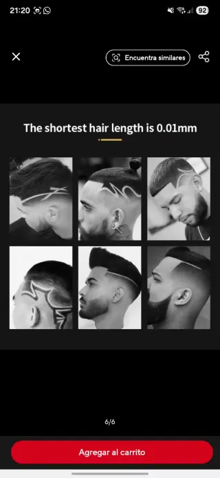 Cortadora de Pelo Kemei Profesional