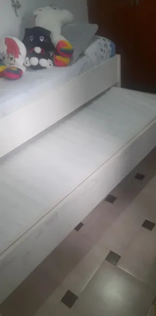 Cama nido de madera maziza