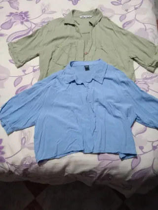 2 Camisas Top Cross Talla S