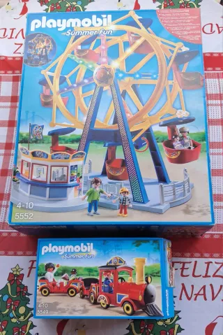 4 Cajas vacías de Playmobil.