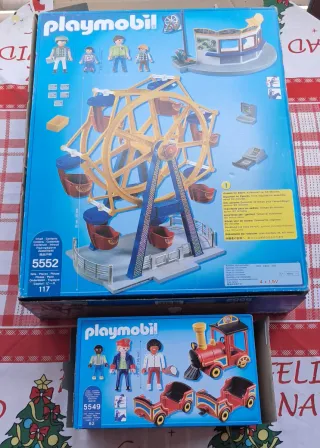 4 Cajas vacías de Playmobil.