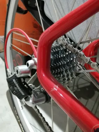 Bicicleta Carretera Centurión Carbono Roja