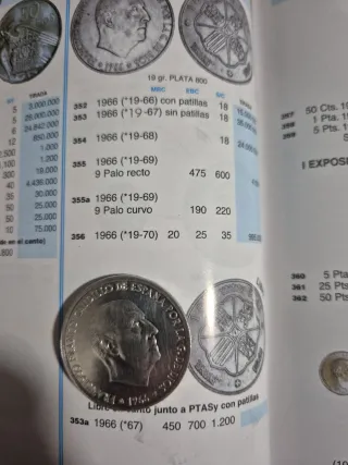 Moneda 100 pesetas plata estrella 1969