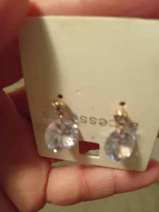 Pendientes Corazón Brillantes