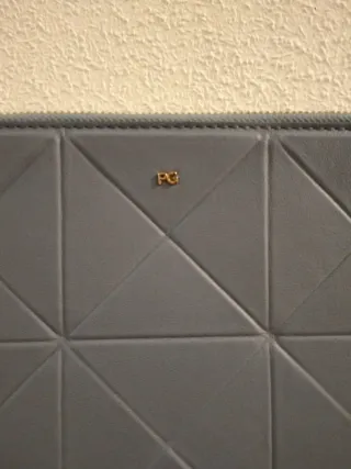 Purificación García Clutch Azul/Gris