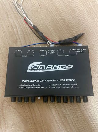 Amplificador Pioneer 500W + Ecualizador Comando
