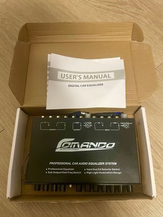 Amplificador Pioneer 500W + Ecualizador Comando