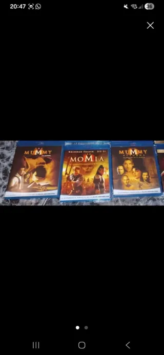 Pack 3 Películas Blu-ray La Momia