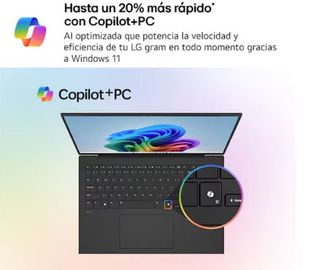 LG gram 16Z90T Portátil 16 Gris/Plata