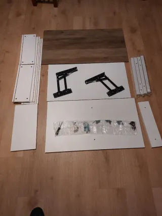 Mesa auxiliar elevable 90x50x45