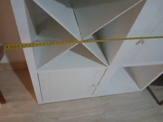 Mueble auxiliar blanco madera