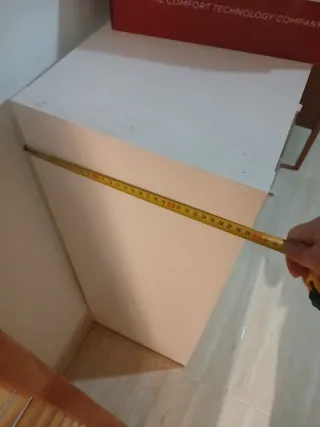 Mueble auxiliar blanco madera