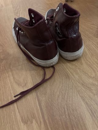 Converse Piel Granate Mujer Talla 38