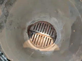 Estufa de leña REDDIS Negra y Roja