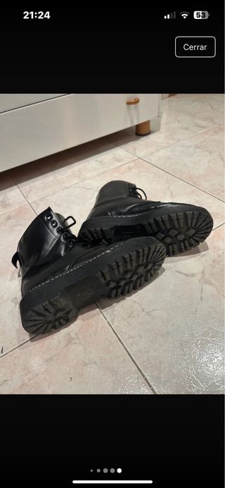 Botines negros mujer