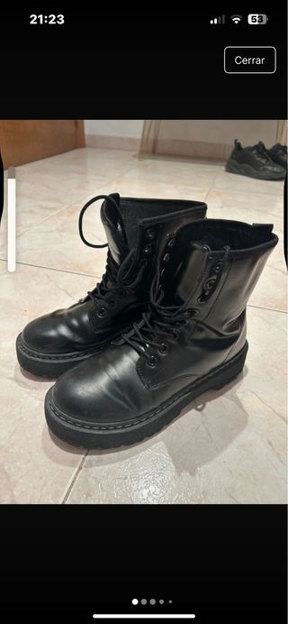 Botines negros mujer