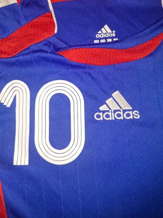 Camiseta Francia Nº10 Adidas Mundial Alemania 2006