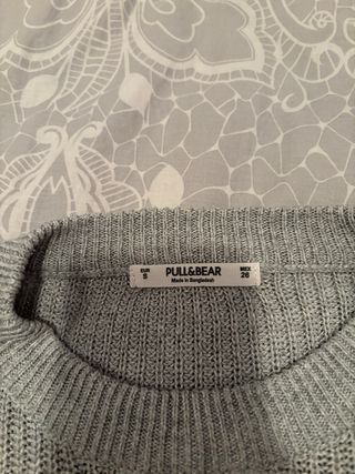 Jersey gris Pull&Bear talla S