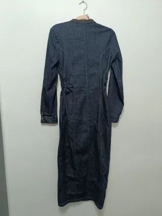 Vestido Midi Vaquero Zara Talla M