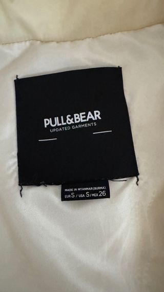 Chaleco PULL & BEAR beige