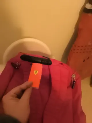 Mochila Ferrari Gran Capacidad Rosa