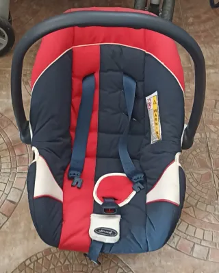 Cochecito Jane azul y rojo
