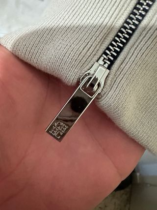 Chaqueta Bomber Beige/Gris