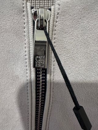 Chaqueta Bomber Beige/Gris