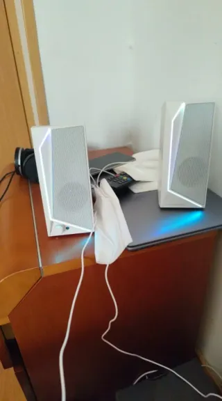 Altavoces Mars Gaming Blancos