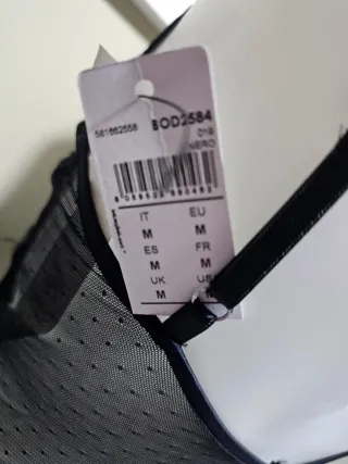 Body de Tul y Encaje Negro