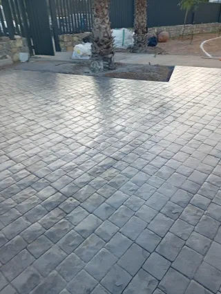 Pavimento impreso molde adoquín Tel:633522076