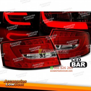 LUCES TRASERAS LED ROJAS BLANCAS para AUDI A6 C6