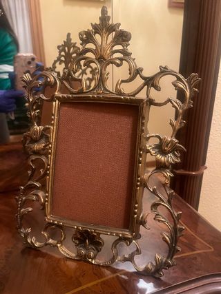 Marco de fotos antiguo decorativo