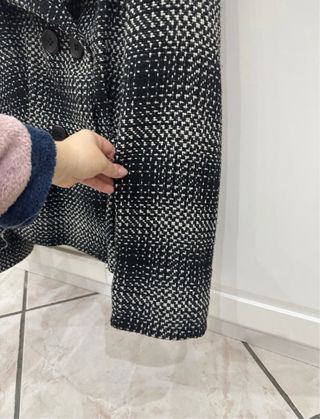 Giacca donna fantasia bianco/nero