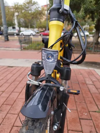 Acelerador- Bicicleta Eléctrica Plegable + Alforja